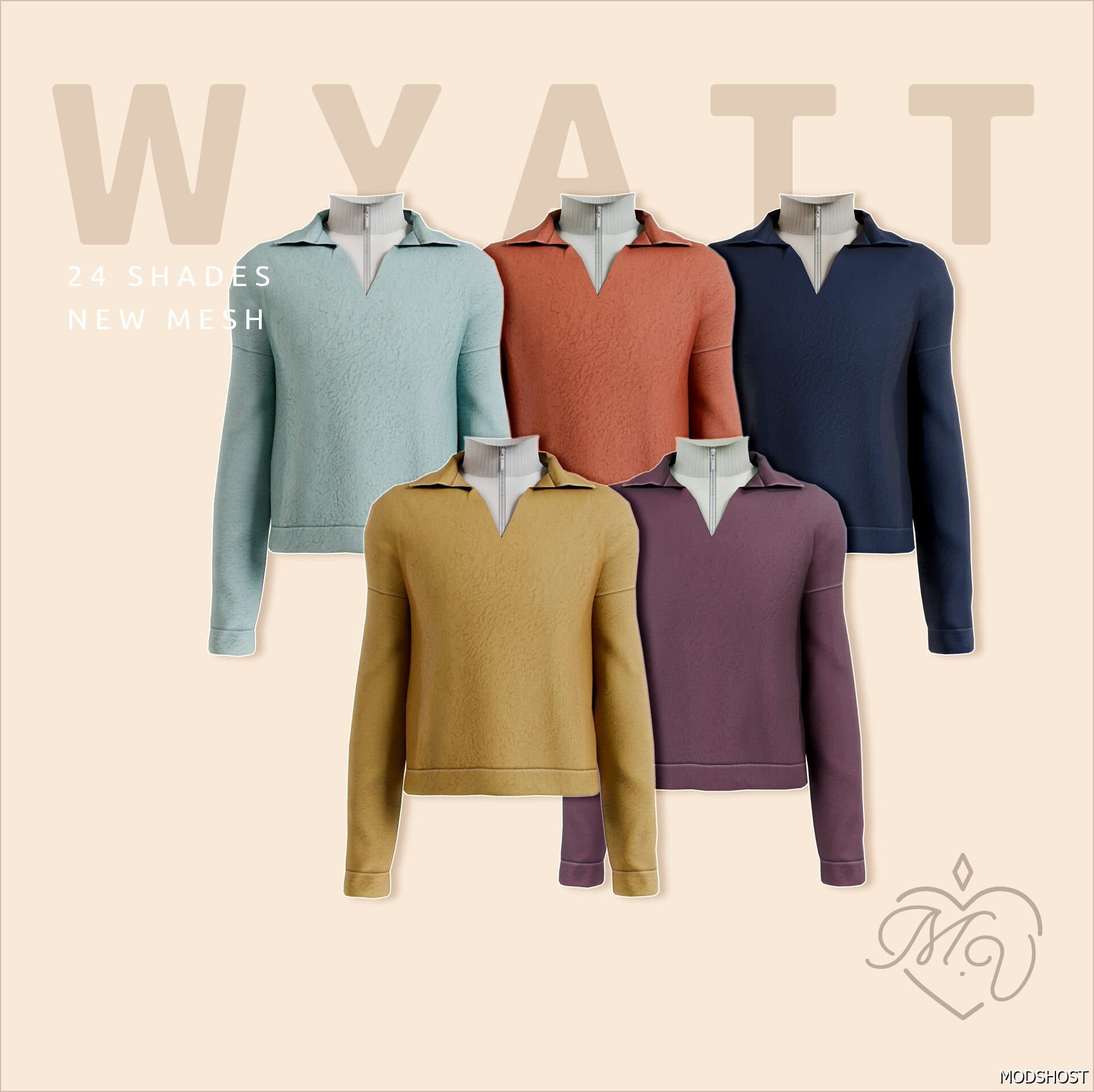 Скриншот мода Мужской свитер Wyatt TOP